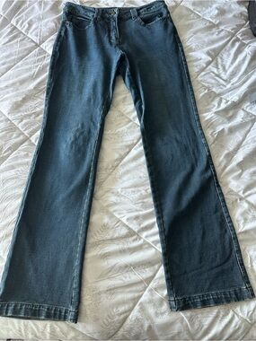 JEANNE PIERRE Indigo Flare Jeans